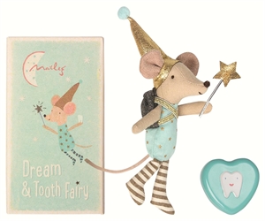 Tooth fairy big brother mouse med metal box fra Maileg - Tinashjem